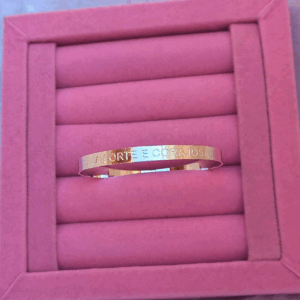 Bracelete Seja Forte e Corajosa